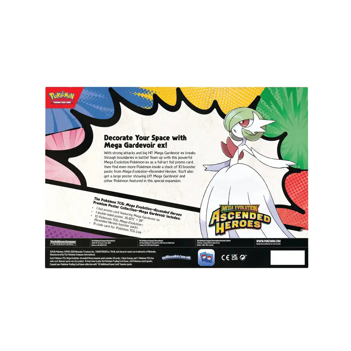 Pokémon Ascended Heroes Premium Poster Collection – Mega Gardevoir