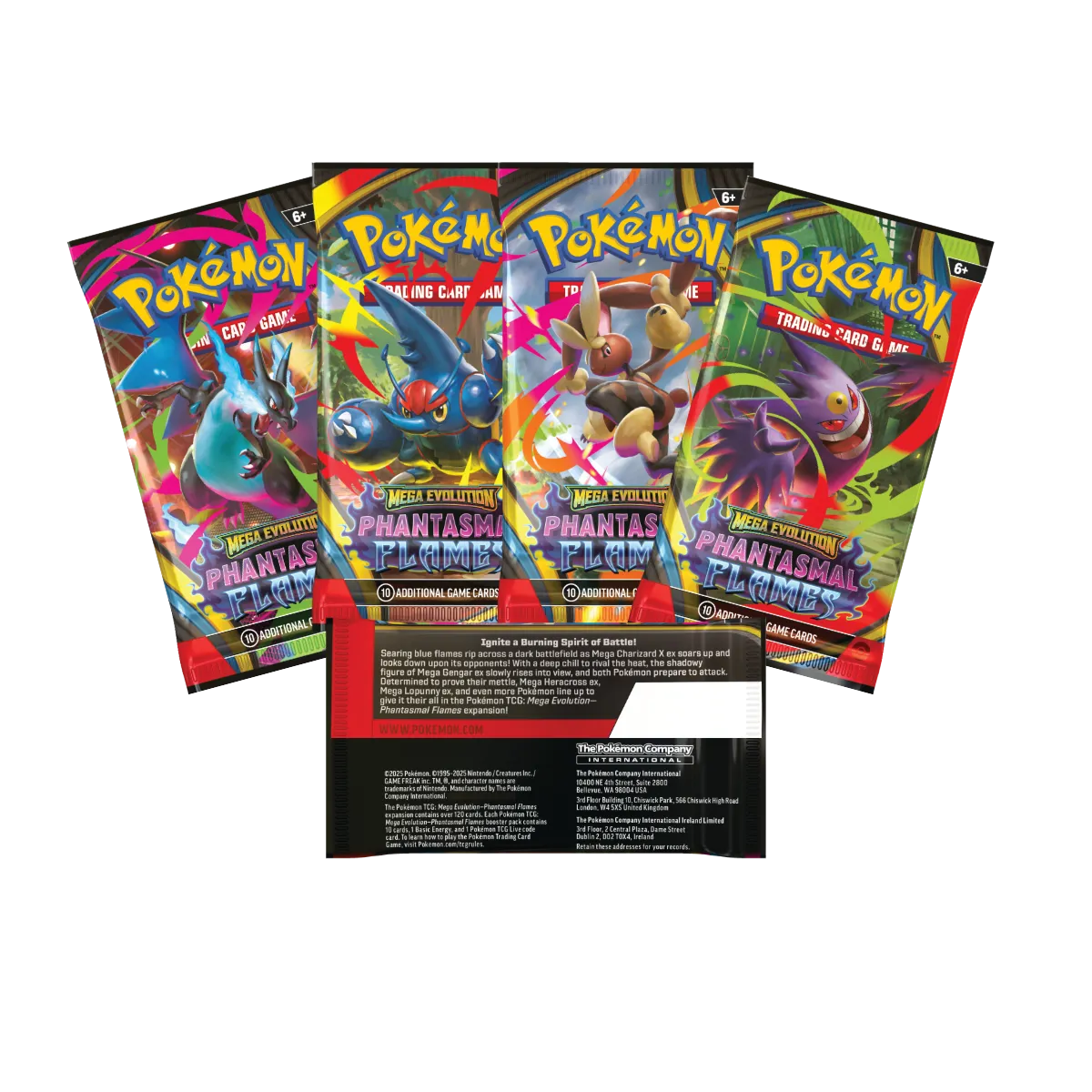 Pokémon TCG: Phantasmal Flames Booster Pack