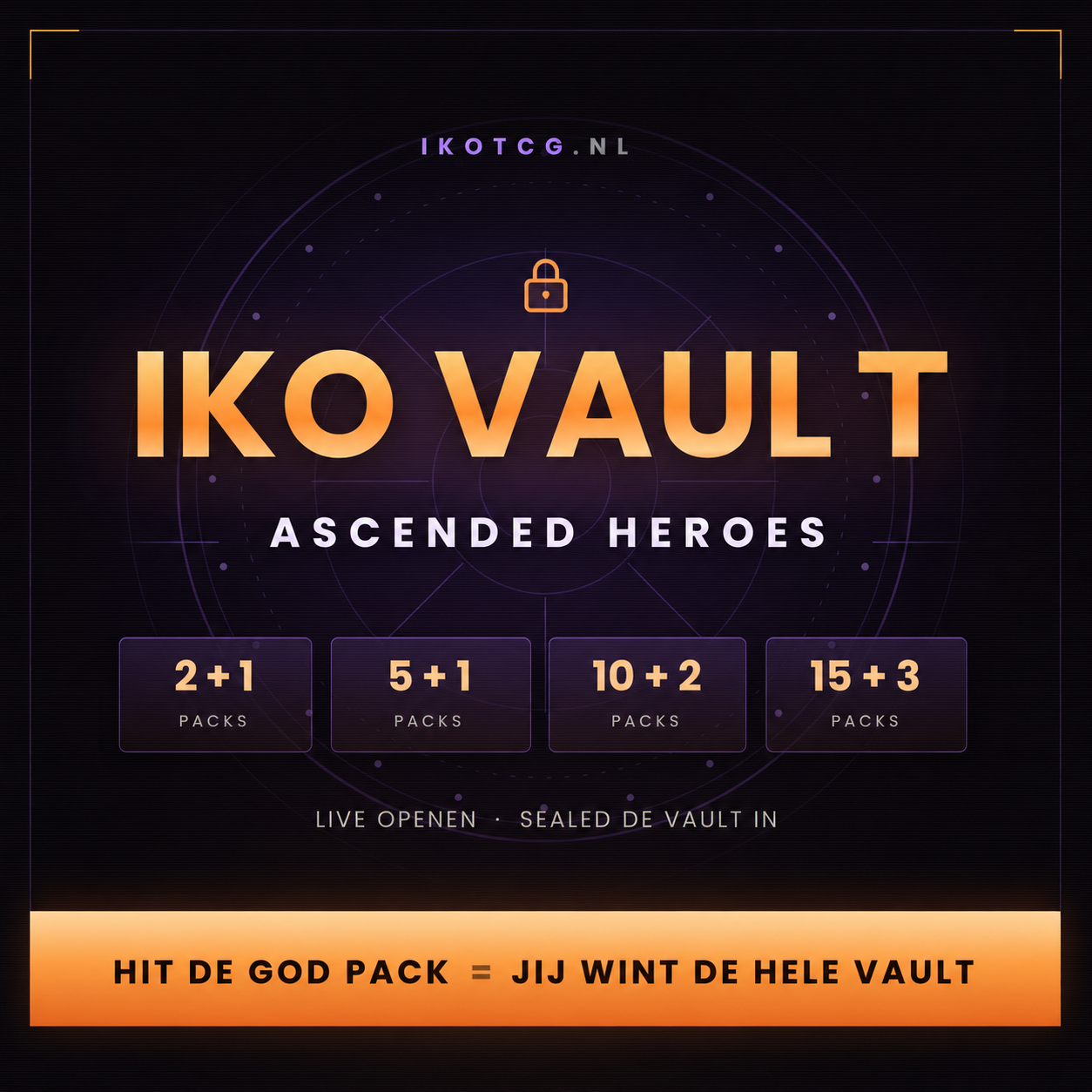 IKO Vault - Ascended Heroes (Godpack Kluis)