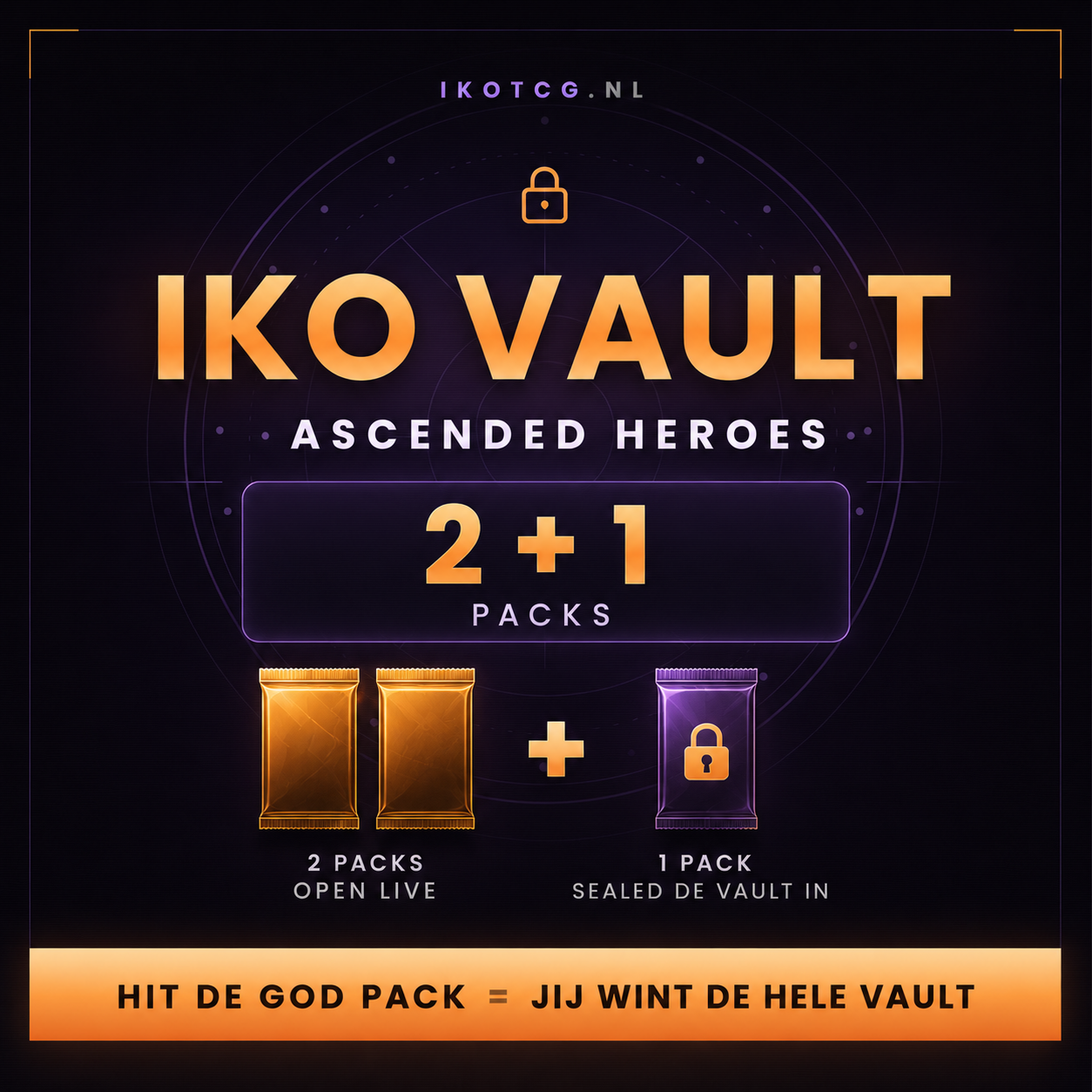 IKO Vault - Ascended Heroes (Godpack Kluis)
