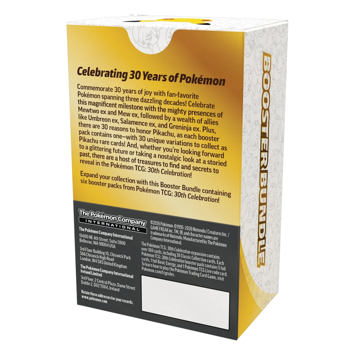 Pokemon 30th Anniversary Booster bundles